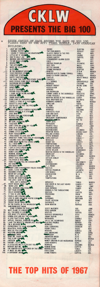 CKLW%20Top%20100%20music%20chart%20from%201967